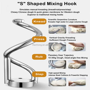 <span class=keywords><strong>Batidora</strong></span> Espiral Vertical Automática <span class=keywords><strong>KitchenAid</strong></span> <span class=keywords><strong>Artisan</strong></span> de 80L/33kg para Panaderías y Fábricas de Pasteles, Mezcladora de Pan al por Mayor - Product Image 4