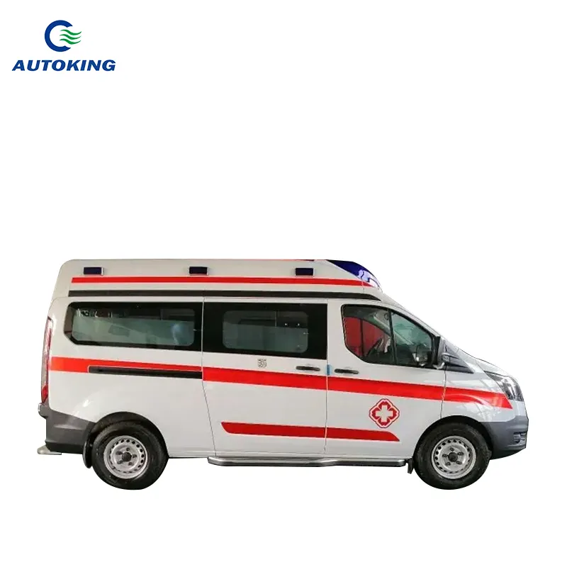 2024 Ambulance for sale High Roof Ambulance Factory Direct Medical Emergency Negative Pressure Ambulance
