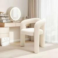 Chaises en tissu velours à éponge hautement élastique, design sans cadre, vente directe d'usine, chaise de salon