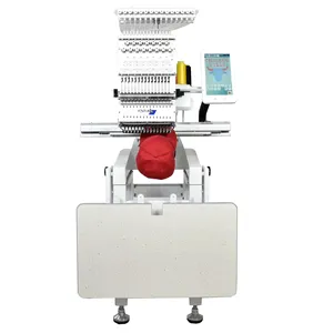 Hot selling computer controlled 1501 embroidery machine small item embroidering with engineer after-sales service