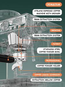 Professional Espresso Coffee Maker Programmable Household and Business Cappuccino <b>Machine</b> for Hotels - Product Image 4