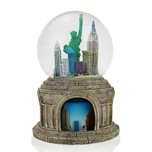 Quà Tặng New York, bức tượng lưu niệm NYC với bức tượng tự do polyresin <span class=keywords><strong>snowglobe</strong></span> - Product Image 2