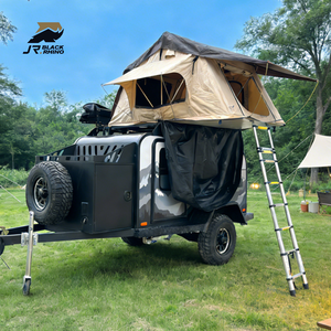 Remolque Ligero Todoterreno 2026, Remolque Económico para Campamento, con Tienda <span class=keywords><strong>de</strong></span> Campaña en el Techo y Plataforma Deslizable - Product Image 3