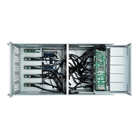 Livraison gratuite boîtier de serveur GPU en rack 6U en plastique de type ATX avec baies 6GPU6*4090 EATX4 châssis de serveur 6GPU6*4090 baies EATX4
