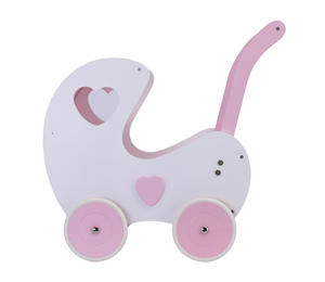 लकड़ी हल्के बच्चे वॉकर खिलौना गुड़िया बच्चों की गाड़ी गर्म बिक्री गुलाबी लकड़ी बच्ची गुड़िया बच्चों की गाड़ी घुमक्कड़ - Product Image 3
