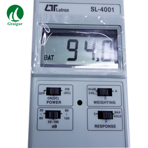 Medidor de nivel de sonido digital Lutron, medidor de ruido de 35 a 130 <span class=keywords><strong>DB</strong></span>, 31,5Hz a 8000 Hz - Product Image 4