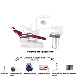 Nuovo design Top-montato vassoio prodotti dentali CQ-217 altre attrezzature dentali prezzi di sedia per odontoiatria - Product Image 3
