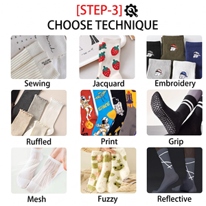 Calcetines Deportivos Personalizados al por Mayor para Hombre, Blancos y Negros, con Logotipo Personalizado, de Alta Calidad - Product Image 6