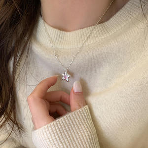 Collier en argent pur S925 Beimu Fulu Gourd, design de niche, nouveau style chinois avec pendentif en forme de gland entièrement serti de diamants - Product Image 4