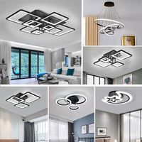 Nouvelle lampe de plafond intelligente de luxe 2026 compatible avec Tmall Genie pour un contrôle complet de la maison, idéale pour chambre et salon