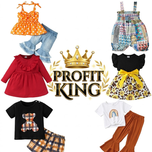 Cotton Children Dress <b>Pink</b> Red Yellow Checkered Polka Dot <b>Bear</b> Pattern Toddler Outfit Set Summer Apparel - Product Image 5
