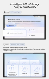 Portable 3d Scalp Scanner Full Image Al Intelligent Scalp Analyzer Multispectral Hair Follicules Analysis Machine Prix d'usine - Product Image 3