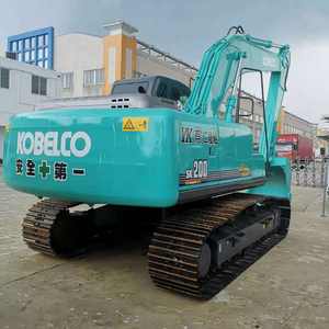 Excavadora Kobelco Usada 200 SK200-6, Maquinaria de Construcción SK200-10, Equipo de Movimiento de Tierras sobre Orugas Mediano - Product Image 4