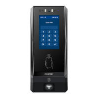 Clavier de contrôle d'accès RFID réseau TCP/IP PoE CT10 avec lecteur Wiegand APB, fonction de commutation et entrée d'alarme incendie