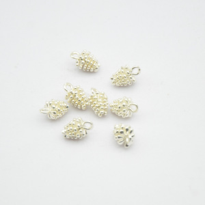 Pine Cone Charm 8x12mm Gold Silver Plated <b>Copper</b> Jewelry Findings For <b>Bracelet</b> Making - Product Image 4