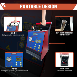 Electric Pulse Brake <strong>Fluid</strong> Change Machine 17PCS Adapter Equipment for Car Oil &amp; <strong>Fluid</strong> Filling Car Care Machines - Product Image 6