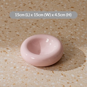 Ciotola in Ceramica a Forma di Ciambella Anti-Rovesciamento per Cani e Gatti, Stile Nordico, Senza Piombo, Non Tossica, in Porcellana, Vendita all'Ingrosso - Product Image 5