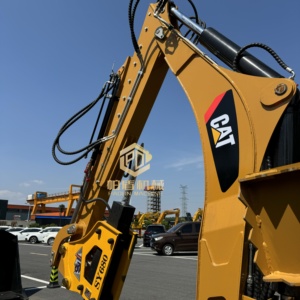 Mini-pelleuse sur chenilles d'occasion Cat 420F 420E, moteur en bon état, fabriquée au Japon, service après-vente 1 an - Product Image 2