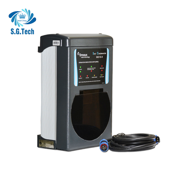 Water Crown Hayward Chlorine Cell Black Salt Chlorinator Generator Pool Salt Water ABS Electrolysis Disinfection System SG42