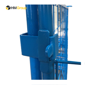 Galvanizli Toz Boyalı Çelik Katlanabilir İstiflenebilir Metal Tel Örgü Kafes Paleti Ahşap Üzerinde Depolama İçin - Product Image 5