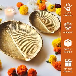 Plateau décoratif en métal résistant aux intempéries de style luxe pièce maîtresse de table aspect moderne pour la maison, l'hôtel, la table de café et l'espace de vie moderne - Product Image 5