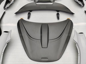 Высокопроизводительный комплект из углеродного волокна, полный комплект кузова 765LT с выхлопом для переднего бампера Mclaren 720S GT Wing - Product Image 4