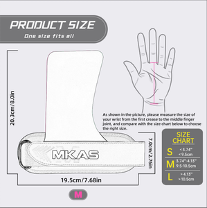 MKAS Hot Selling Strength Training Gym Fitness Weightlifting <strong>Gloves</strong> Glossy Rubber Hypalon Powerlifting Cross Training <strong>Grips</strong> - Product Image 5