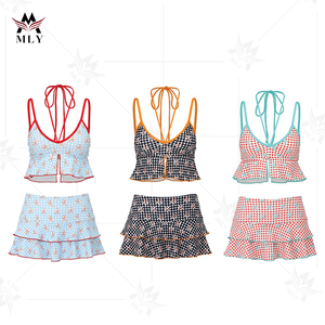 Traje de Baño de Dos Piezas con <span class=keywords><strong>Tanga</strong></span> Alta SS26, Micro <span class=keywords><strong>Bikini</strong></span>, Tejido Repreve, Banda de Tiras, Tejido Lurex - Product Image 1