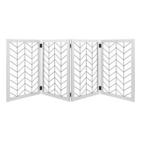 Barrière pour animaux de compagnie Pawise, design moderne, autoportante, pliable, pour chiens, chiots, chats, enfants, bébés, barrière en métal autoportante pour usage intérieur