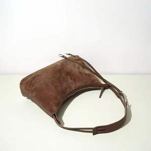 Sac à main en cuir véritable pour femme, design vintage, bandoulière unique, fermeture éclair, sac à main de créateur portable - Product Image 5