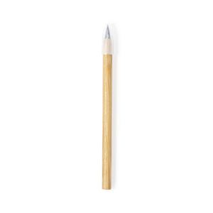 Stylo bille sans encre en bambou écologique promotionnel, gravure laser, impression sérigraphique, 137*8mm – Vente en gros - Product Image 2
