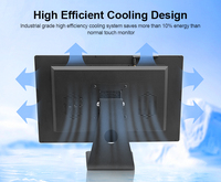 Kiosque intelligent de moniteur d'affichage d'écran tactile d'affichage à cristaux liquides de support d'Android WIFI de 21.5 pouces pour le bureau de tablette