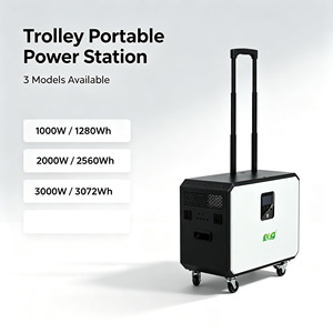Générateur solaire portable sur chariot 2000W/3000W 2560/3072Wh avec batterie au lithium, onde sinusoïdale pure, contrôleur MPPT et lampe torche - Product Image 4