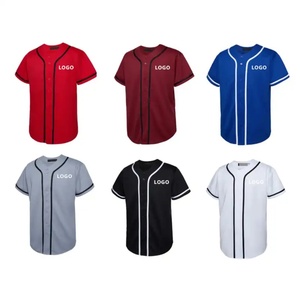 Custom logo Alphalete Number Striped Baseball Jersey <b>Men</b> - Product Image 3