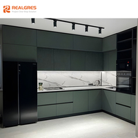 Armoires de Cuisine Realgres Grande Royale Or Noir Chêne Clair