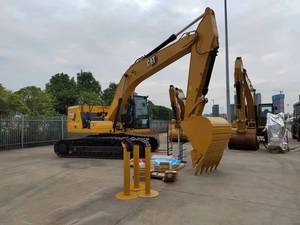 Excavatrice sur chenilles à long bras de 30 tonnes, modèle 320, avec ponton amphibie flottant pour rivière, à vendre - Product Image 3