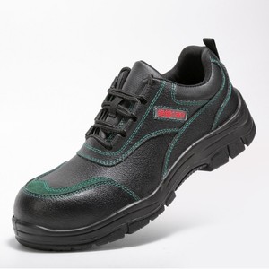 Chaussures d'électricien isolées haute tension 18KV en cuir de vachette, anti-écrasement, anti-perforation, résistantes à l'huile, antidérapantes, chaussures de sécurité protectrices - Product Image 1