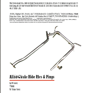 Tuyau de dérivation d'eau n°2 pour Toyota HIACE RZH113 1989-2004 - Product Image 3