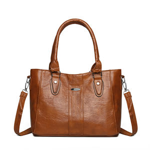 กระเป๋าโท้ทวัสดุ PU คุณภาพสูง ปิดด้วยซิป พกพาสะดวก ดีไซน์ป้องกันการโจรกรรม กระเป๋าถือแบรนด์ดีไซเนอร์พร้อมซับในโพลีเอสเตอร์ - Product Image 6