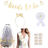 Décorations de fête de Bachelorette ceinture pour mariée à être décorations de douche nuptiale décoration de fête de fiançailles