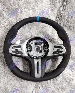 Volant en fibre de carbone Alcantara, vente chaude, directement de l'usine, pour F10 <span class=keywords><strong>F50</strong></span> F30 F32 F80 F82 F90 E90 E92 E60 E63 G20 - Product Image 6