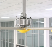 Ventilateur HVLS de mosquée de 26 pieds HVLS Grands ventilateurs de plafond industriels populaires améliorés pour les supermarchés