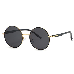 SPOEN <b>Round</b> <b>Sunglasses</b> UV400 Polarized Metal Frame Men Outdoor Retro Style - Product Image 3