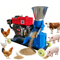 Machine à granulés d'aliments légère et portable pour usage domestique, équipement de fabrication de granulés d'aliments pour bétail, moulin à granulés d'aliments pour volailles
