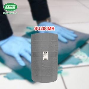 Rouleau absorbant universel Hazmat ready SABER, mini-rouleau 200 gris, format mini pour une couverture continue des allées. - Product Image 5
