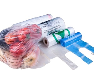 Transparent Flat <b>Plastic</b> Side Gusset Bag for Food <b>Storage</b> for Supermarket Use for Fruits Vegetables Bread Exhibitions - Product Image 6