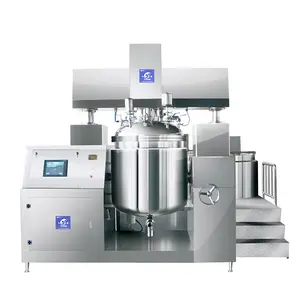 50L -150L vacío homogeneizar emulsionante sin aceite agua olla cosméticos crema acondicionador emulsionante máquina