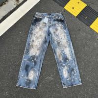 Jeans pour hommes DiZNEW 2026, haute qualité, mode personnalisée, jeans vintage délavés, jeans déchirés pour hommes