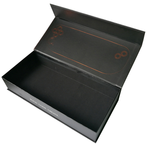 Fancy Design Magnetic Closure Black Rigid <b>Gift</b> Cardboard <b>Box</b> - Product Image 2