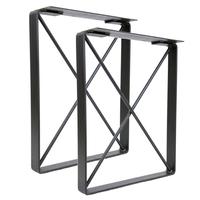 Pieds de Table rectangulaires en fonte, meubles rectangulaires de style européen, pour Table à manger, bureau, Bar, Restaurant, vente en gros, personnalisé, moderne